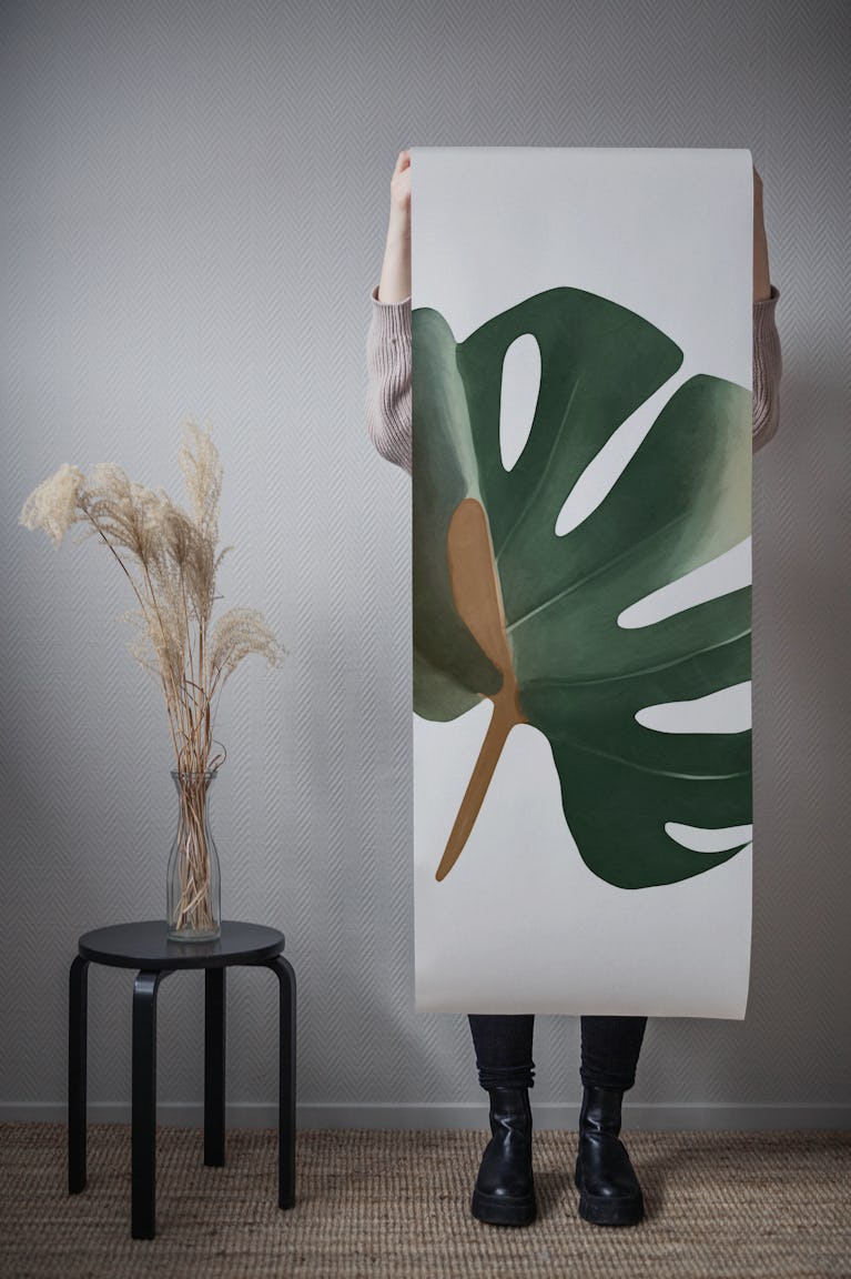 Chic Monstera Essence wallpaper roll