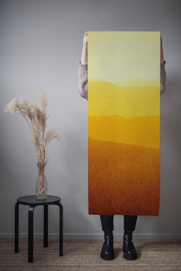 Gradient landscape - sunshine edit wallpaper roll