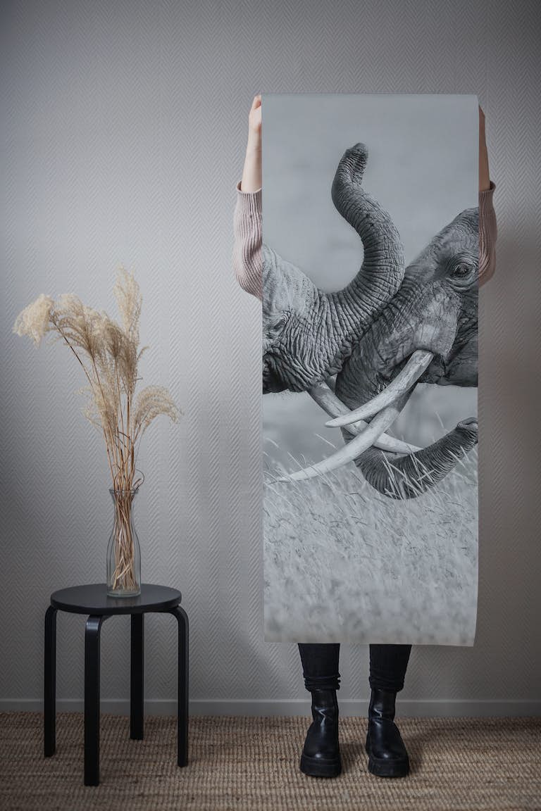 Elephant Tai Chi wallpaper roll