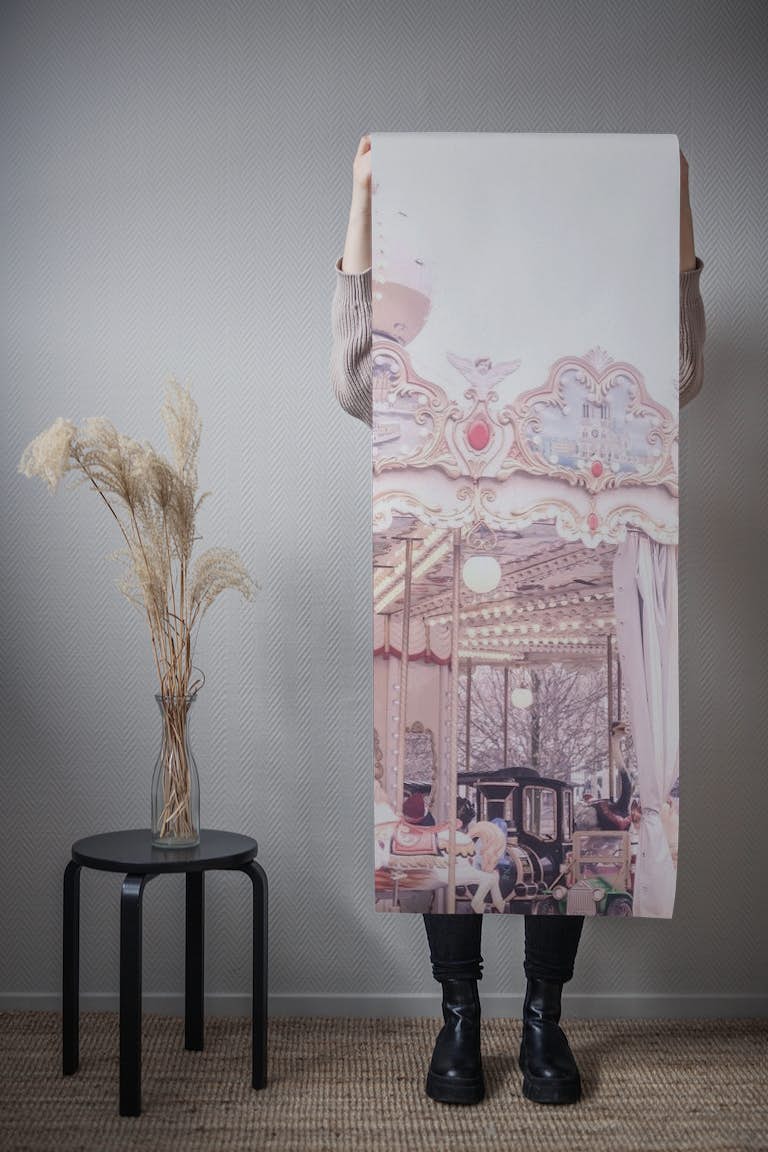 Paris Carousel V wallpaper roll