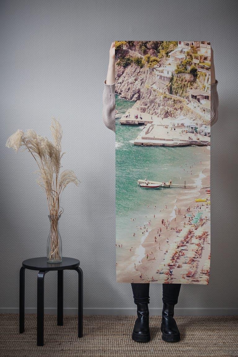 Positano Beach View wallpaper roll