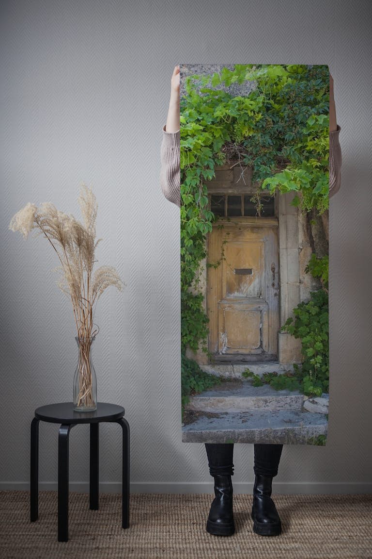 Vintage Provence Door papel de parede roll