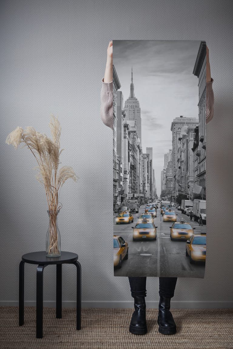 MANHATTAN Fifth Avenue Traffic wallpaper roll