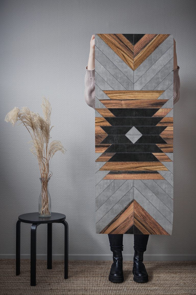 Urban Tribal Pattern No 6 wallpaper roll