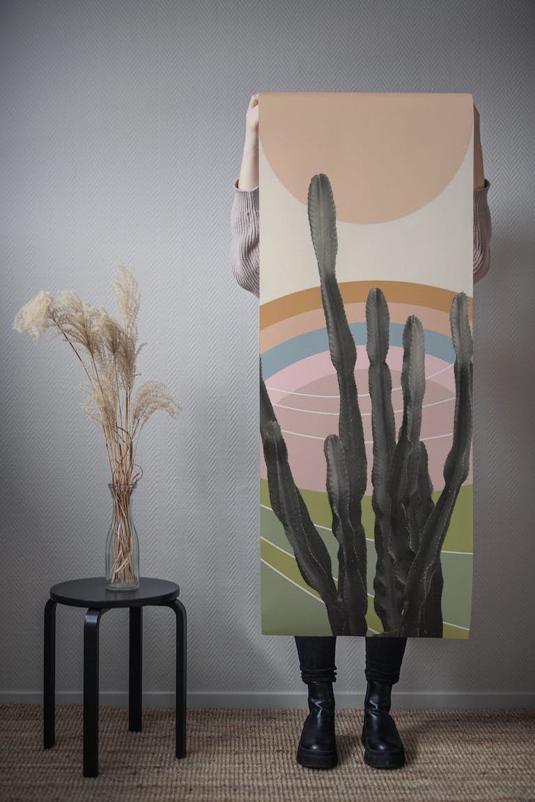 Cactus in the Desert 2 wallpaper roll