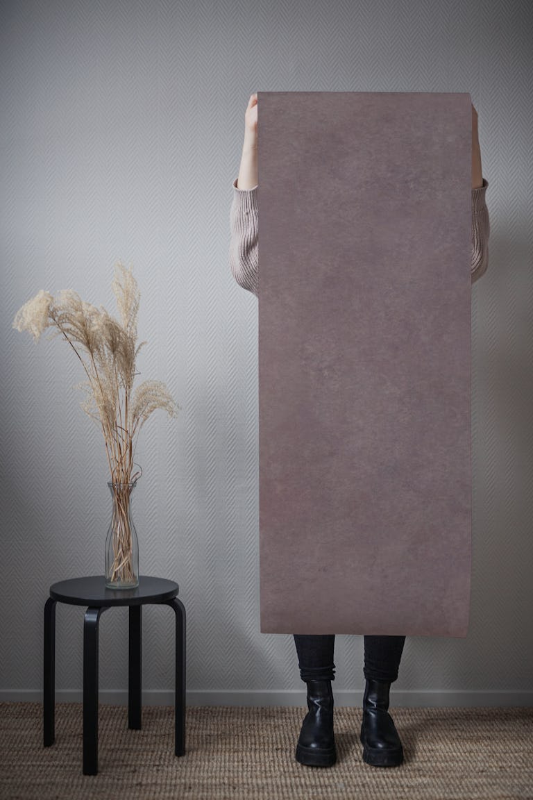 Sueded Leather Forever - Mauve wallpaper roll