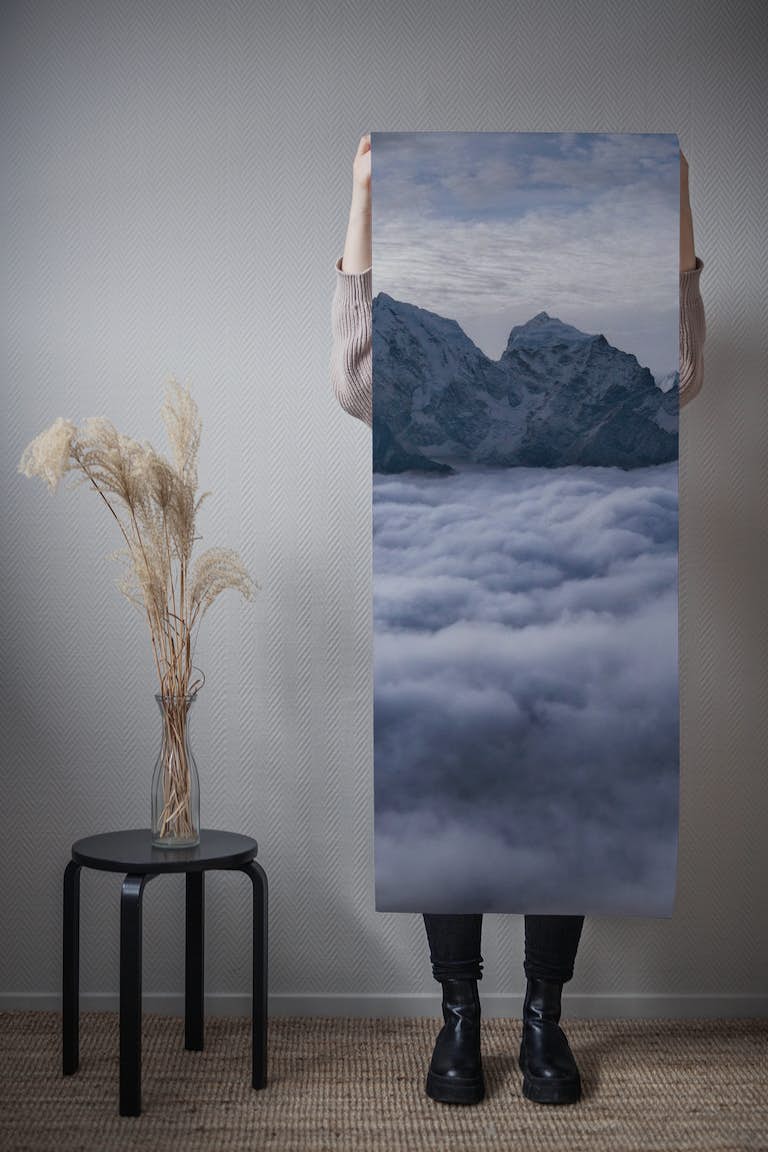 Cloud river wallpaper roll