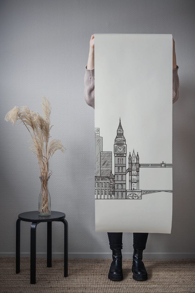 London skyline papel pintado roll