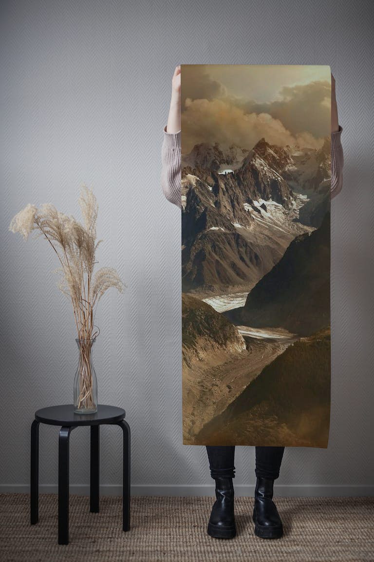 Mont Blanc Massiv wallpaper roll