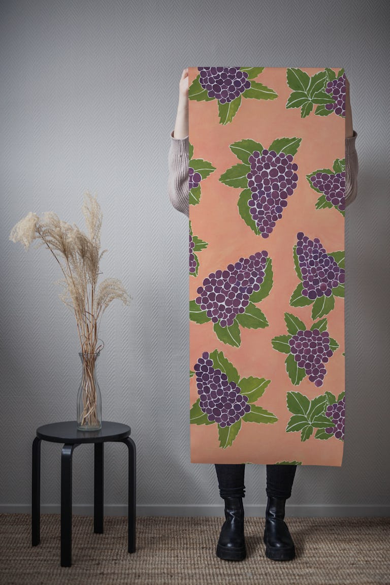 Grape Escape – Playful Purple Vineyard Vibes wallpaper roll