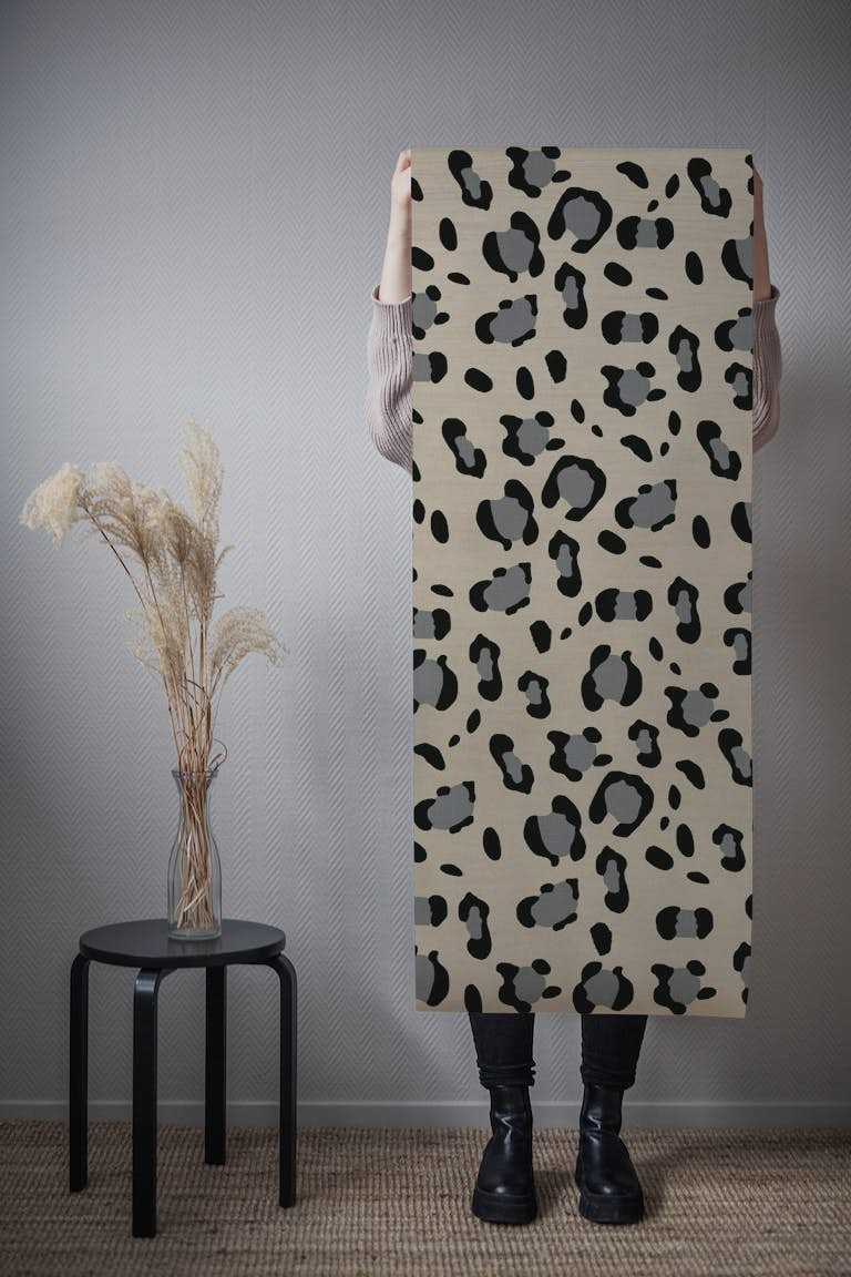Leopard Animal Print Glam 15 tapet roll