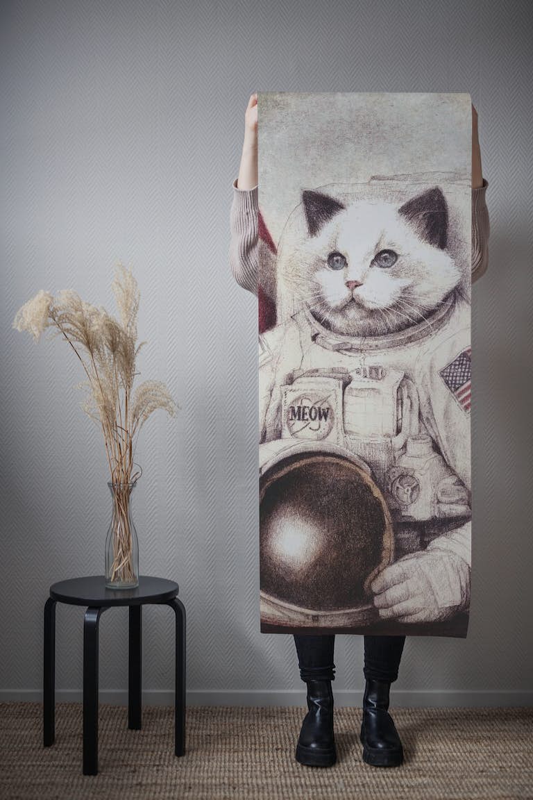 Meow out of Space II papel de parede roll