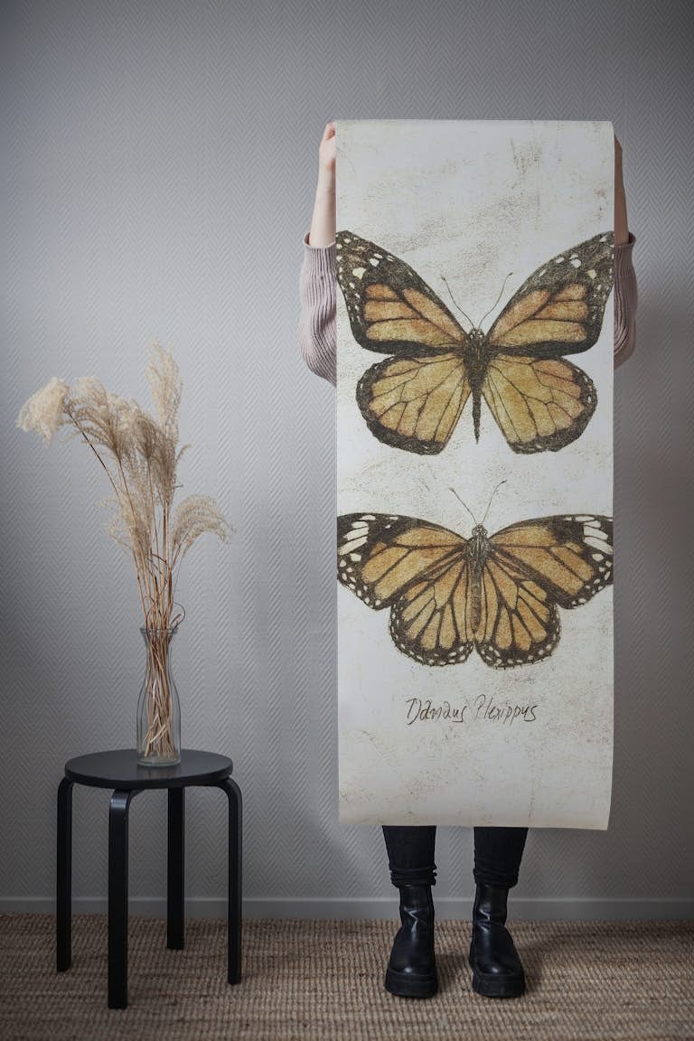 Butterflies II behang roll