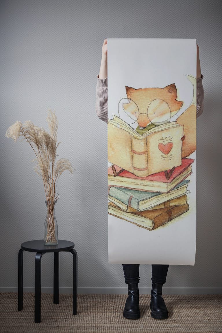 Book Lover wallpaper roll