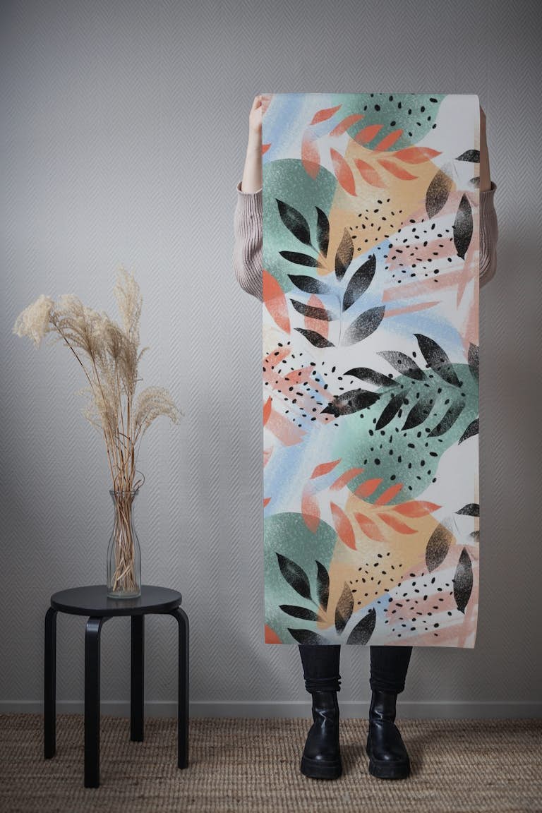 Abstract Tropical papiers peint roll