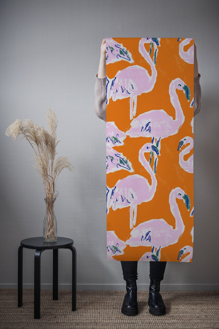 Flamingo Fiesta wallpaper roll