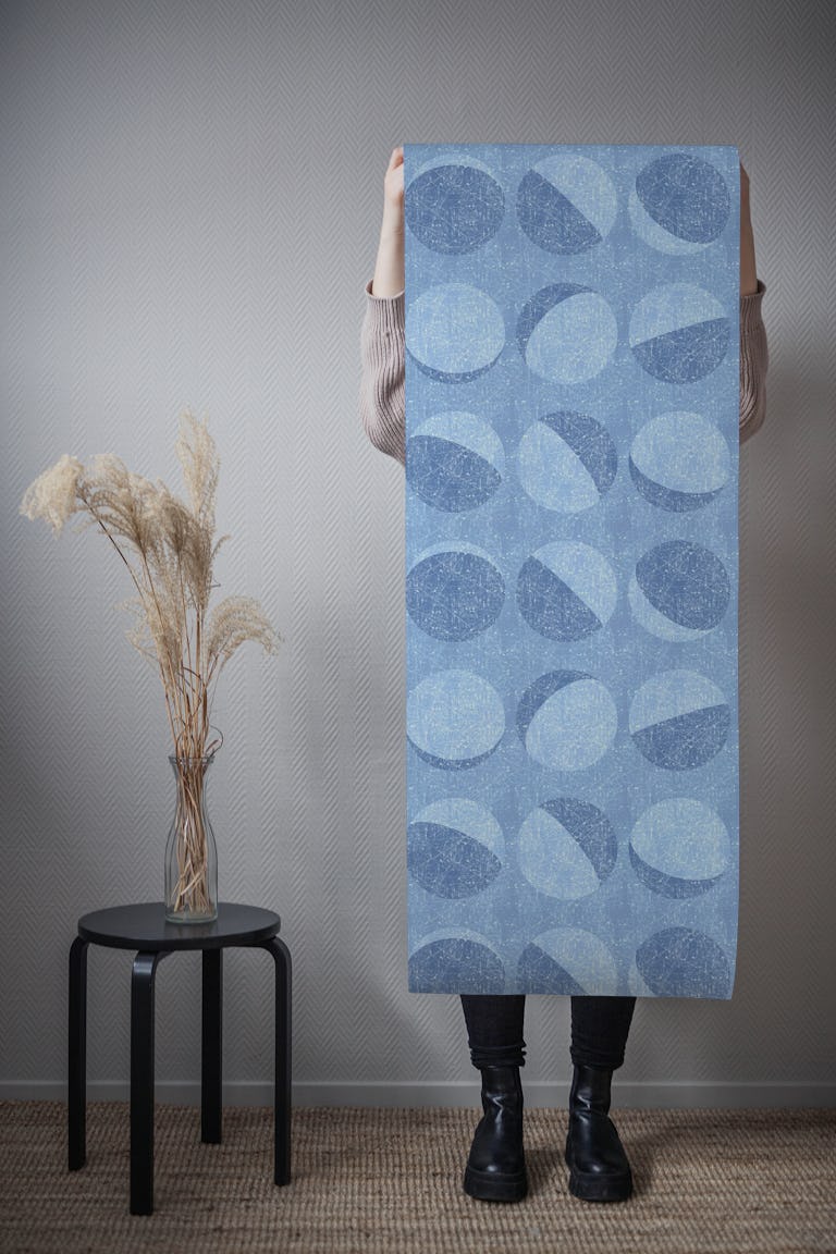 Minimalist Moon Phases 06 wallpaper roll