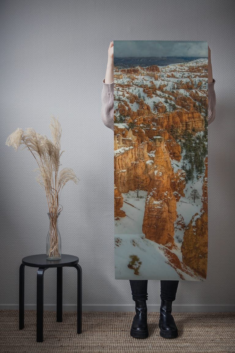 Snow Brewing At Bryce Canyon papel pintado roll