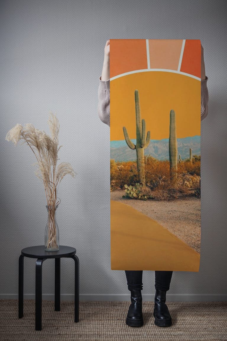 Desert Sun papiers peint roll