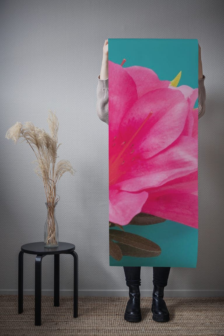 Bright Lily Flowers papel pintado roll