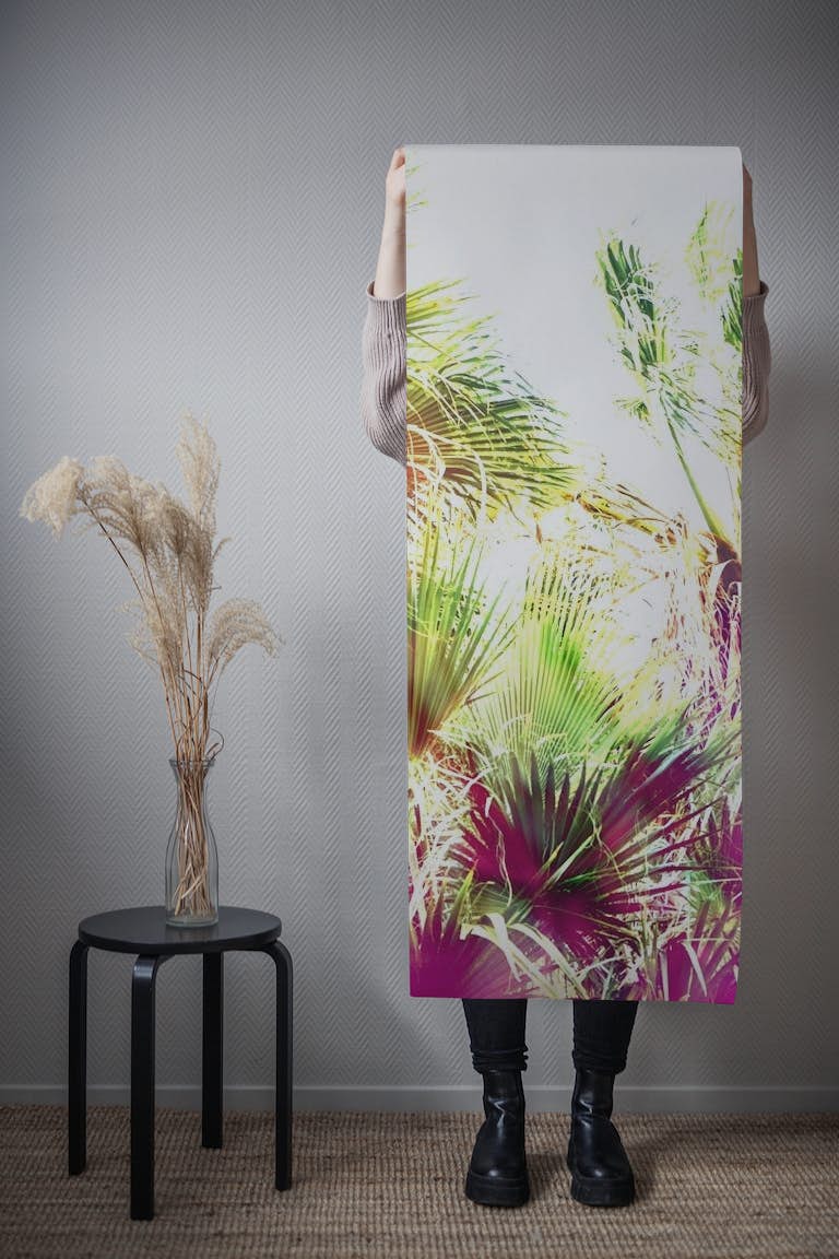 Dreamlike Palm Leaves Summer wallpaper roll