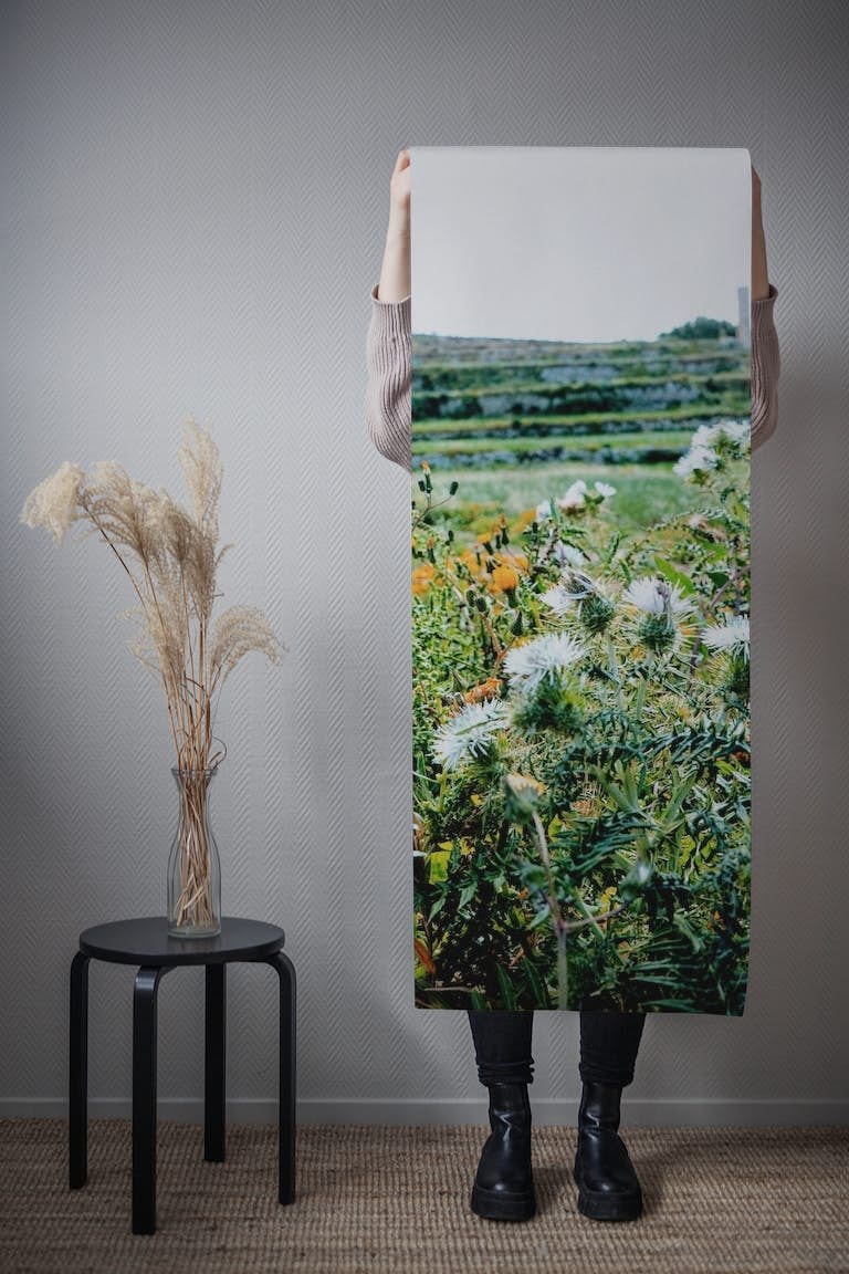 Floral Summer Fields tapety roll