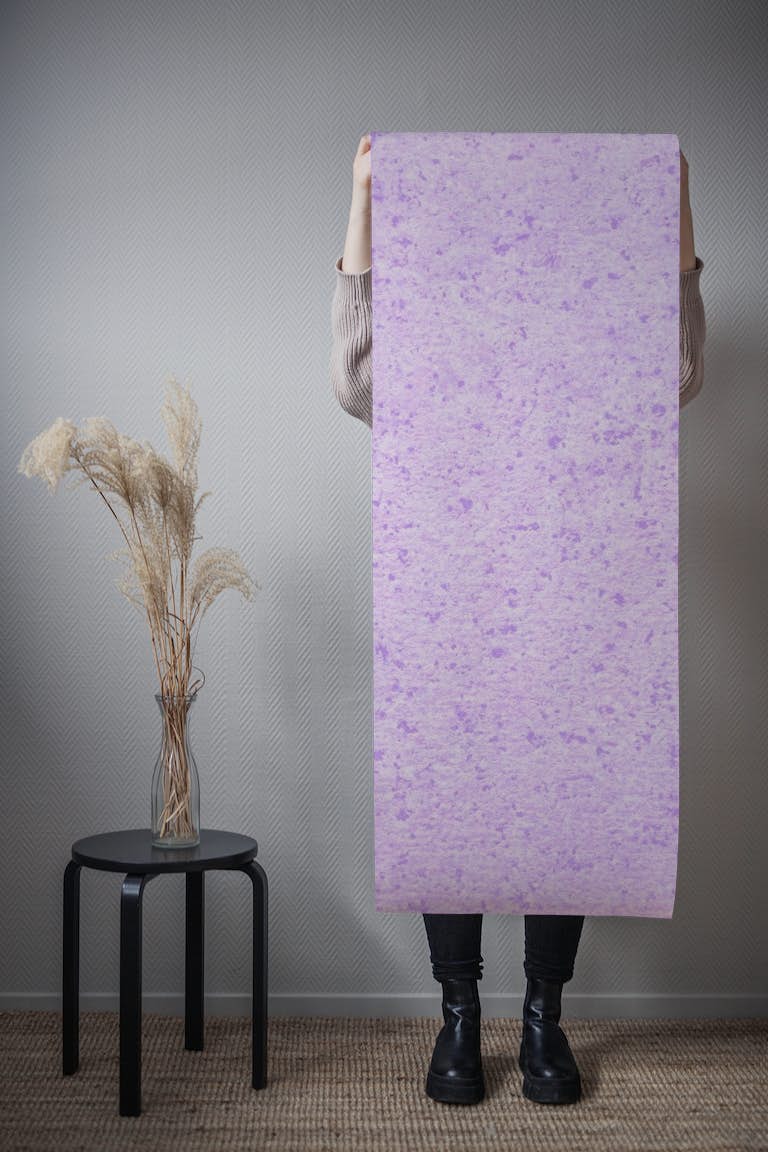 Lilac Stone Wall wallpaper roll