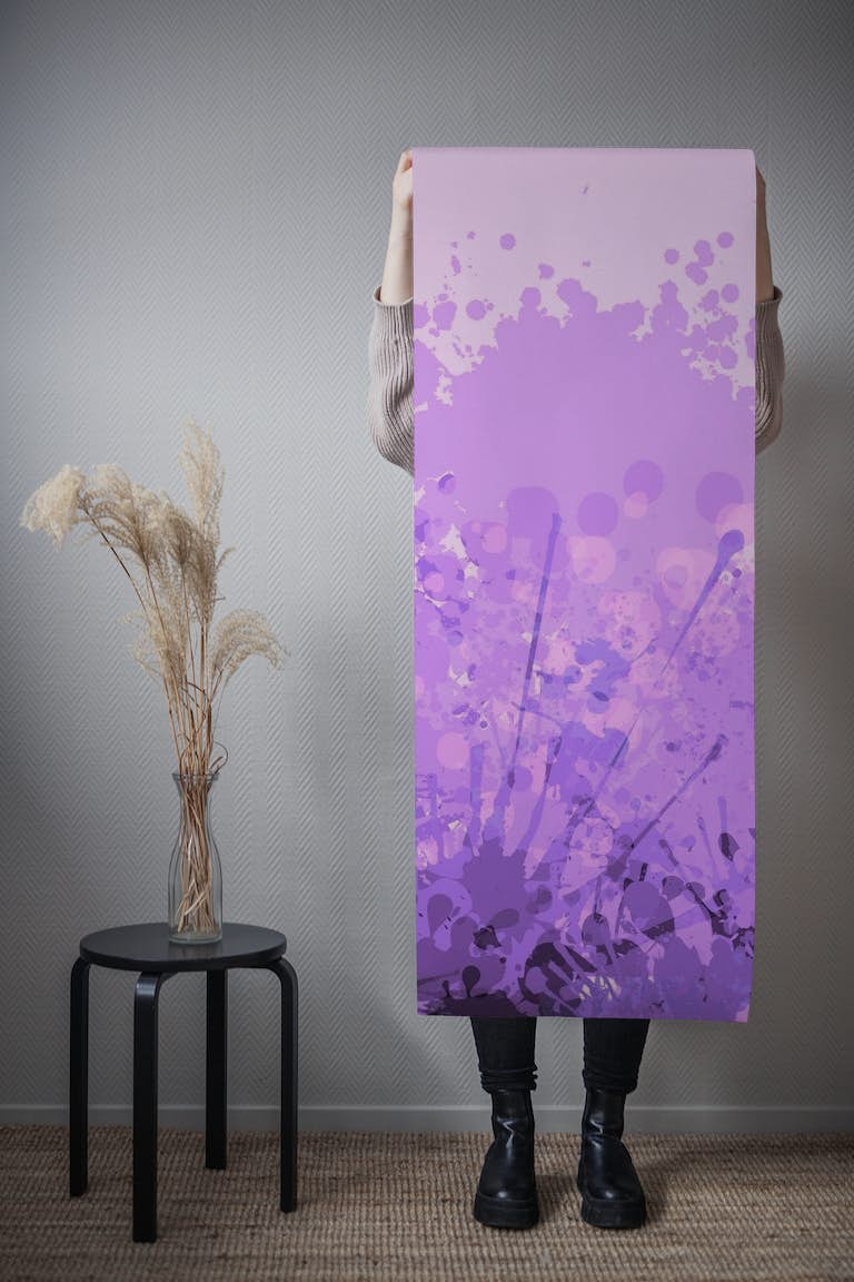 Lavender Splash behang roll