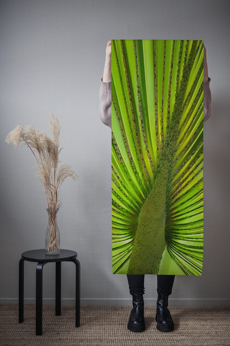 Green Palm Leaf behang roll