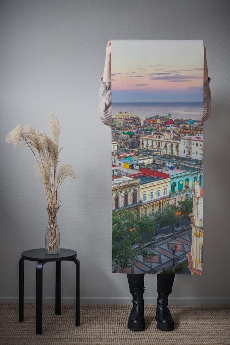 Havana from above behang roll