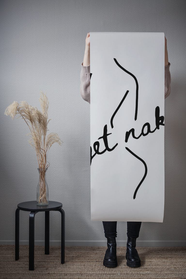 Get Naked Enjoy Life papel pintado roll