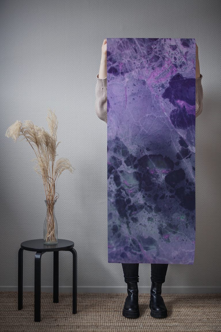 Purple Marble Delicado 1 wallpaper roll