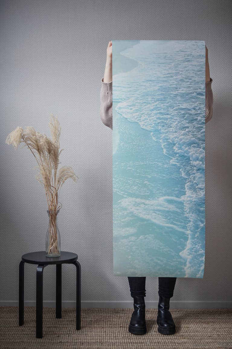 Soft Turquoise Ocean Dream 2 papiers peint roll