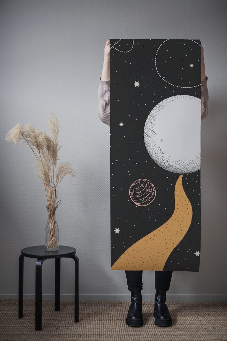 Moon Path wallpaper roll
