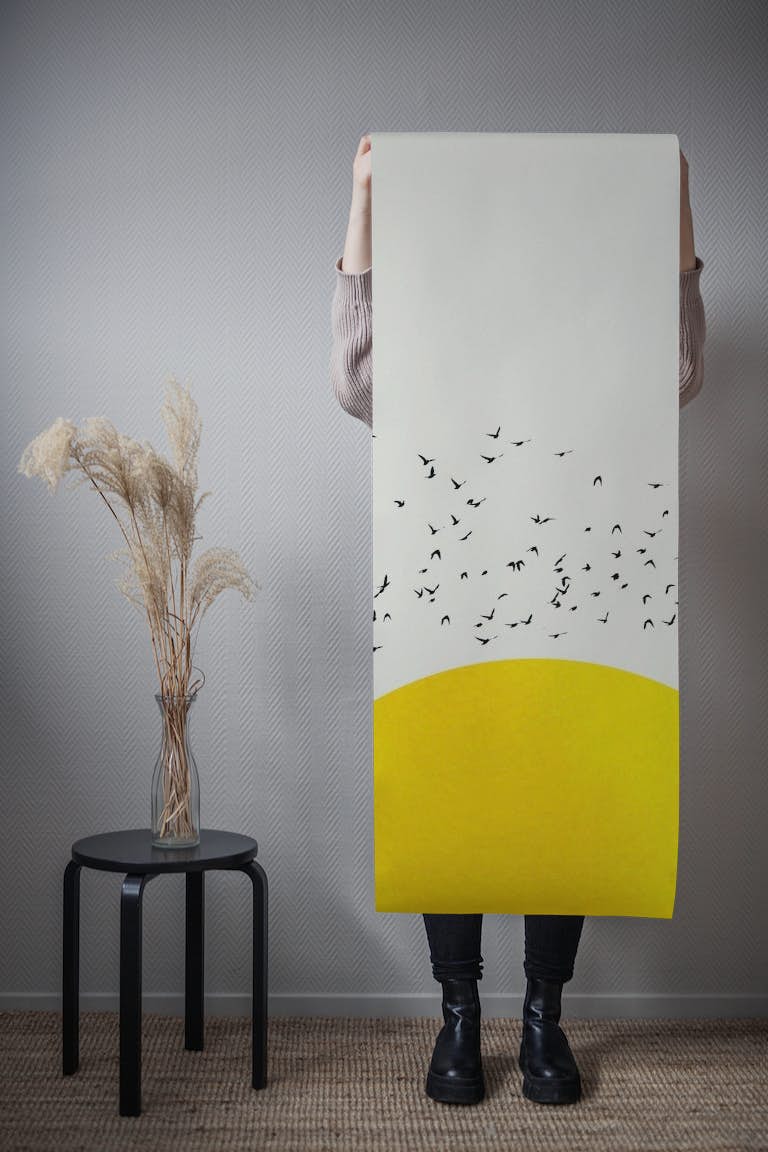 A Thousand Birds wallpaper roll