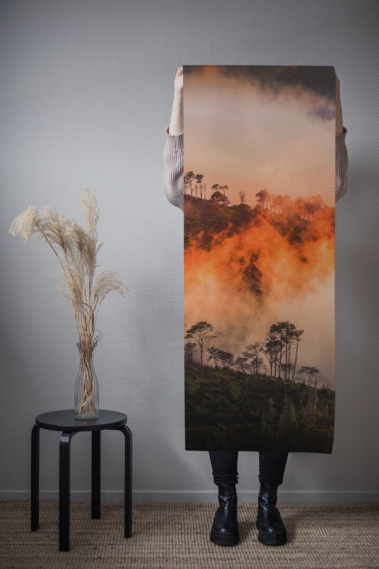 Wildfire behang roll