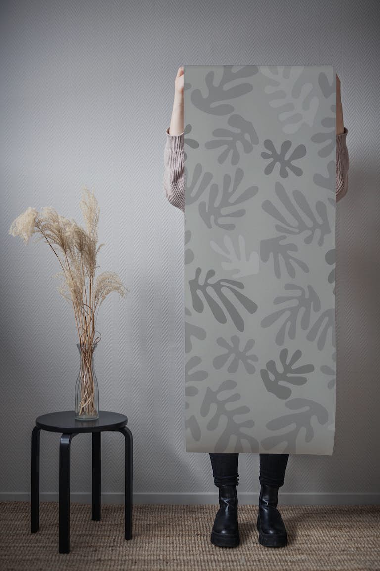 Matisse  Grå papel pintado roll