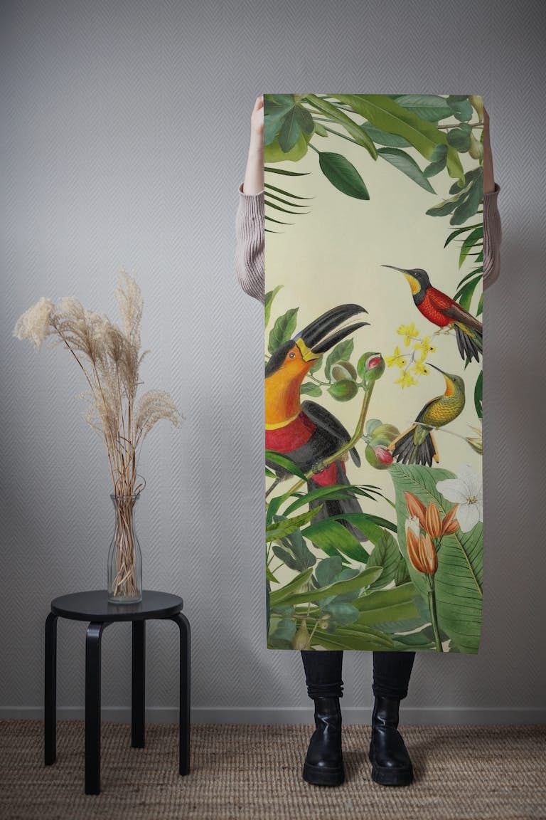 Toucans Jungle Paradise wallpaper roll