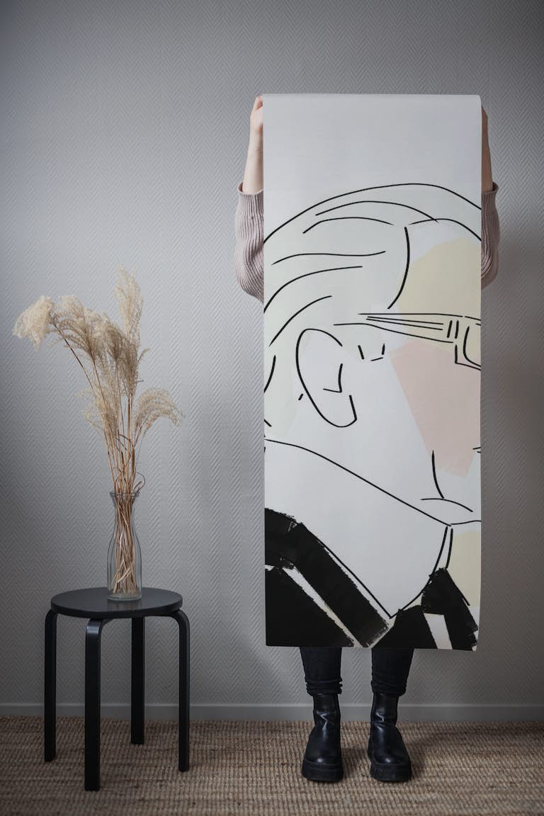 Karl Homage wallpaper roll