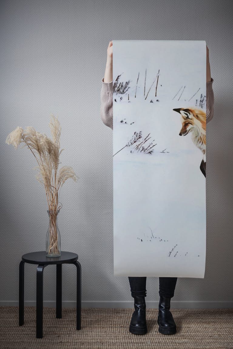 Nordic Fox Wallpaper tapetit roll