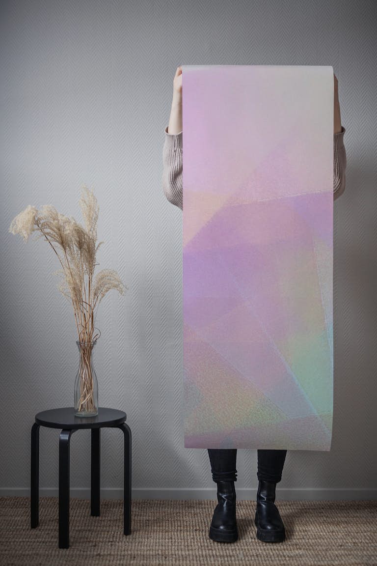 Soft Pink Abstract Texture Art wallpaper roll