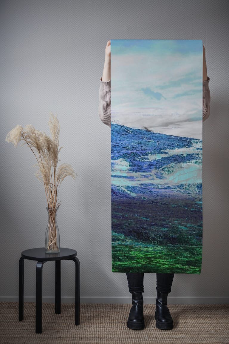 Contemporary Mountain Art tapetit roll