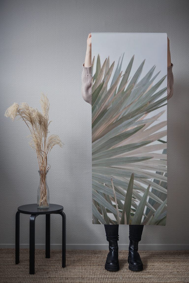 Soft Bismarck Palm Leaf 1 behang roll