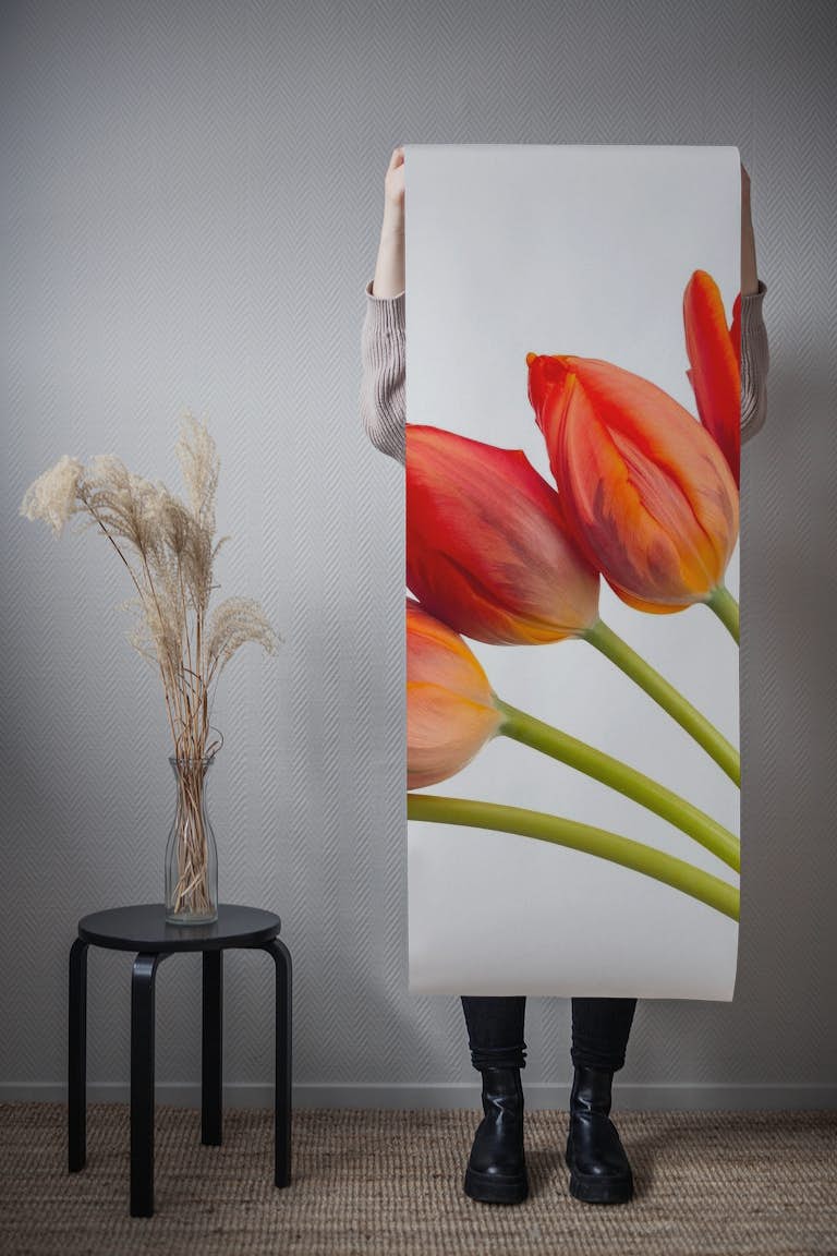 Tulip flowers 2 papiers peint roll