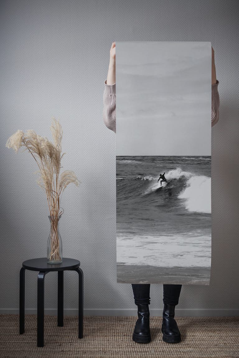 Surfer Riding the Wave 2 papiers peint roll