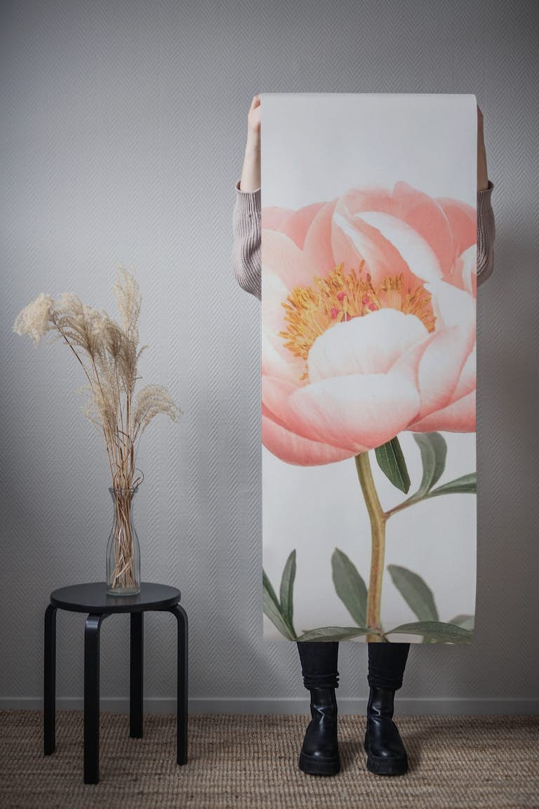 Coral Peony behang roll