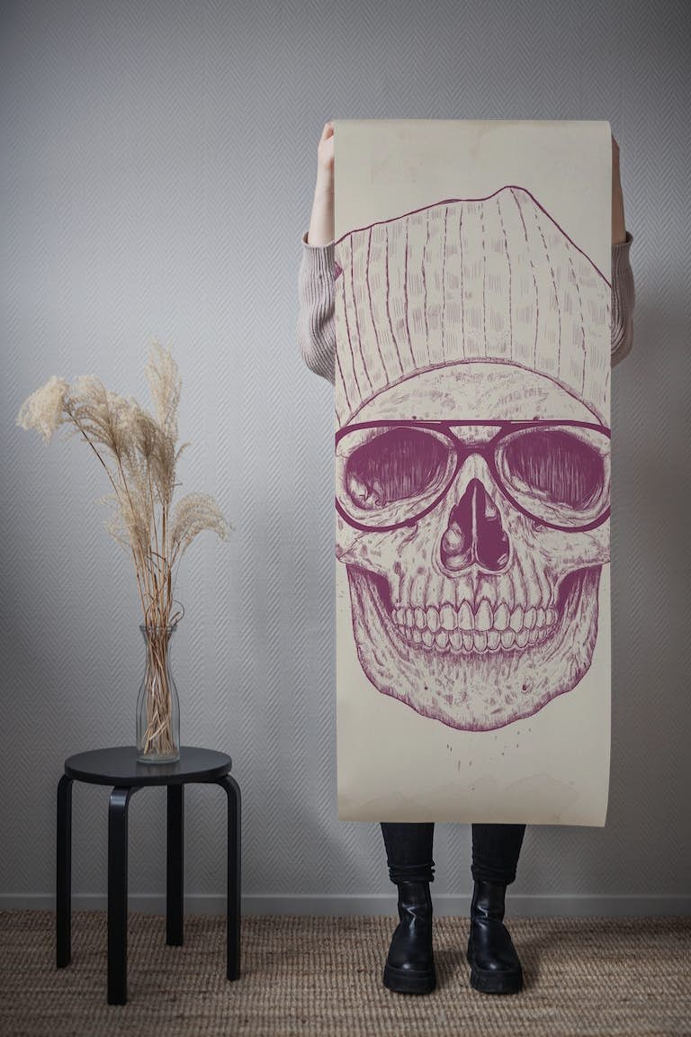 Cool skull behang roll
