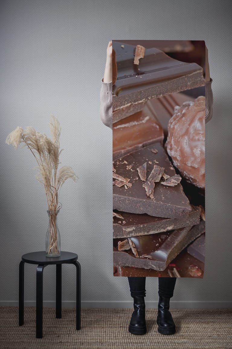 Sweet Sin Delicious Chocolate carta da parati roll