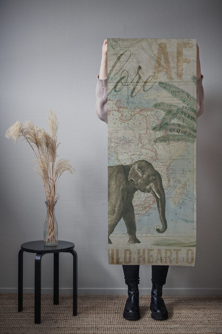 Elephants African Journey wallpaper roll