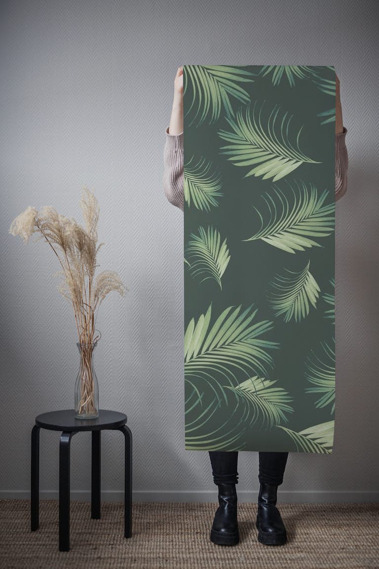 Tropical Palms Pattern 1 tapete roll